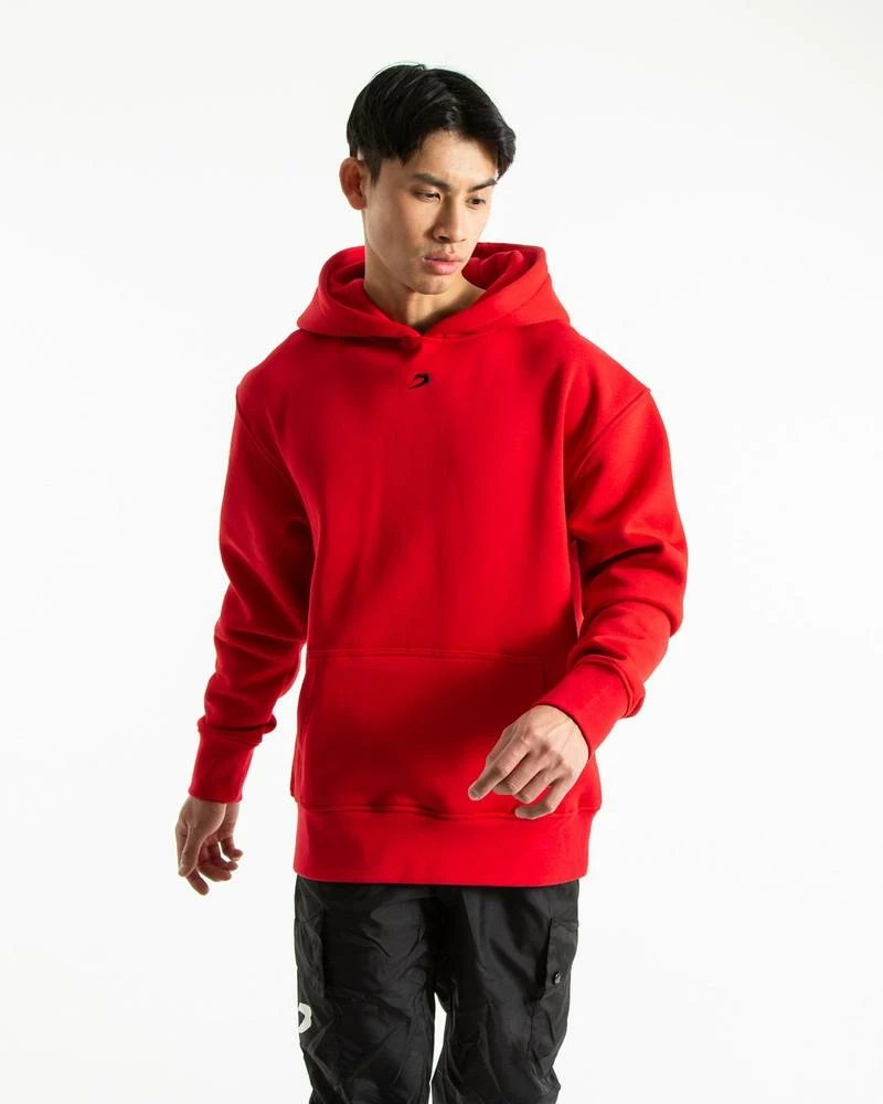 Boxraw MEN STRIKE LOGO HOODIE - RED