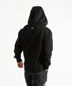 Boxraw MEN STRIKE LOGO HOODIE - BLACK