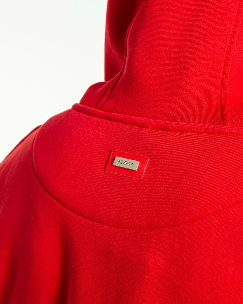 Boxraw MEN STRIKE LOGO HOODIE - RED