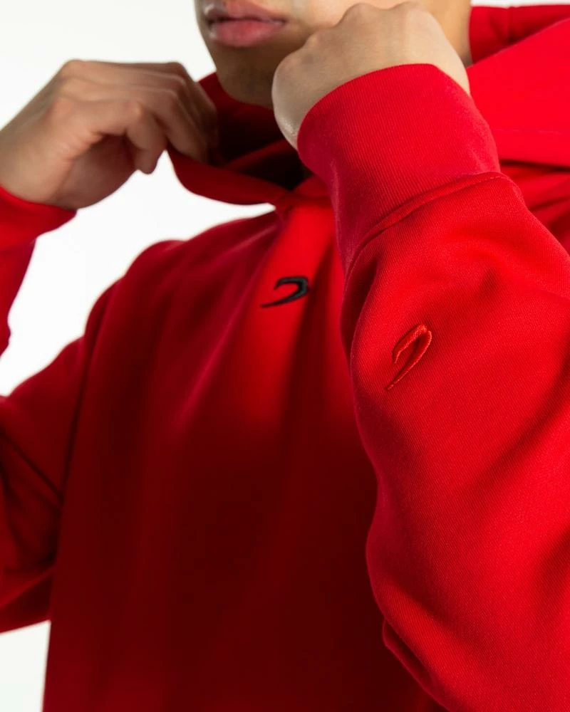 Boxraw MEN STRIKE LOGO HOODIE - RED