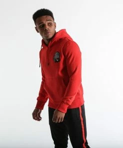 Boxraw TANK HOODIE - RED MEN