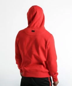 Boxraw TANK HOODIE - RED MEN