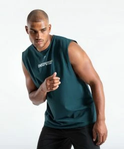 Boxraw UNDISPUTED17 GRAPHIC MUSCLE TANK GREEN MEN