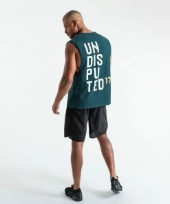 Boxraw UNDISPUTED17 GRAPHIC MUSCLE TANK GREEN MEN