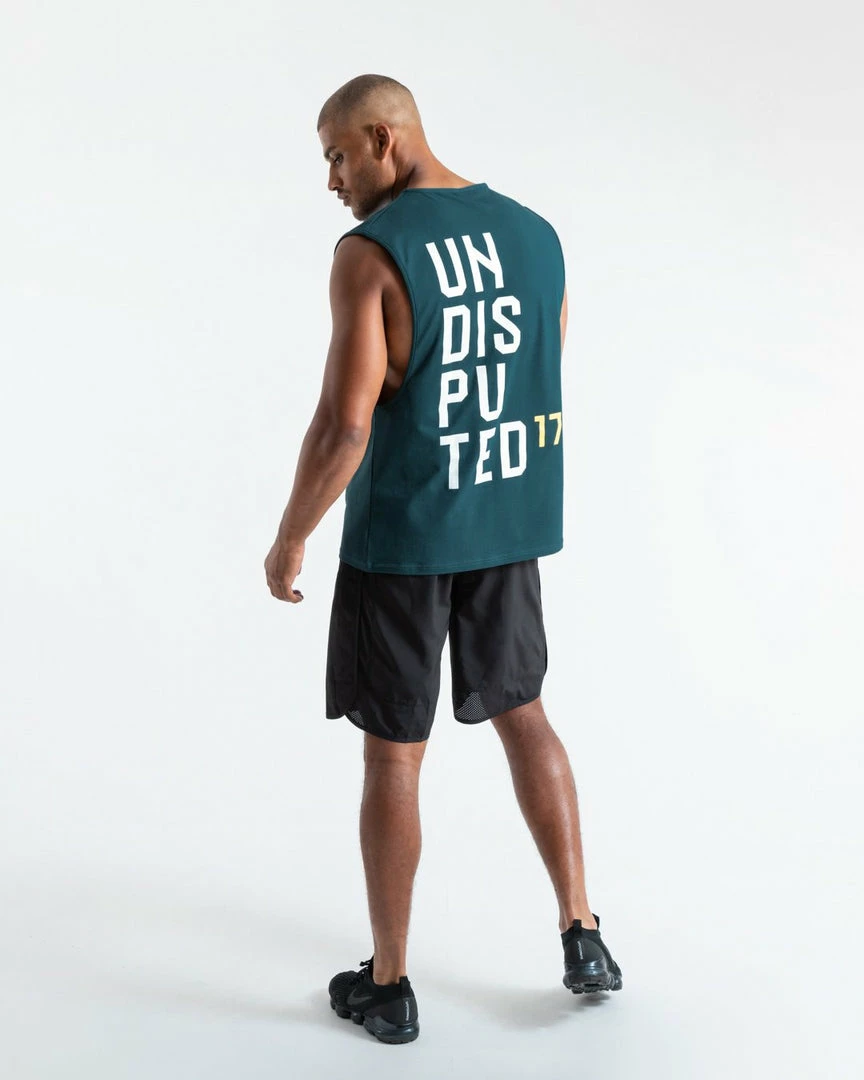 Boxraw UNDISPUTED17 GRAPHIC MUSCLE TANK GREEN MEN