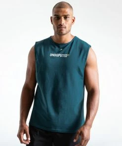 Boxraw UNDISPUTED17 GRAPHIC MUSCLE TANK GREEN MEN
