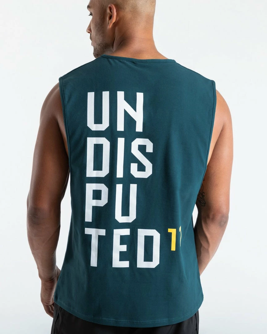 Boxraw UNDISPUTED17 GRAPHIC MUSCLE TANK GREEN MEN