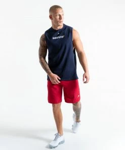 Boxraw MEN UNDISPUTED17 GRAPHIC MUSCLE TANK NAVY