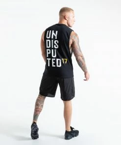 Boxraw UNDISPUTED17 GRAPHIC MUSCLE TANK BLACK