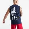 Boxraw MEN UNDISPUTED17 GRAPHIC MUSCLE TANK NAVY