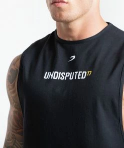 Boxraw UNDISPUTED17 GRAPHIC MUSCLE TANK BLACK