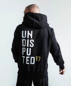 Boxraw MEN UNDISPUTED17 GRAPHIC HOODIE BLACK