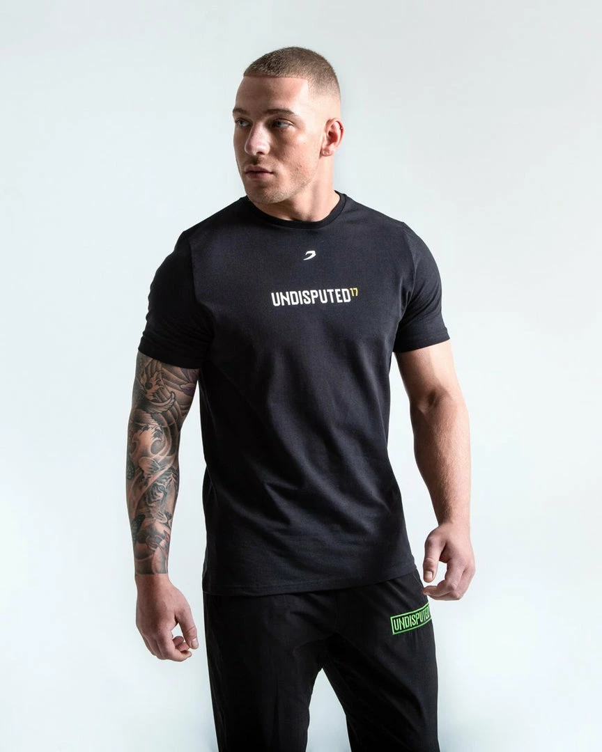 Boxraw UNDISPUTED17 GRAPHIC T-SHIRT BLACK