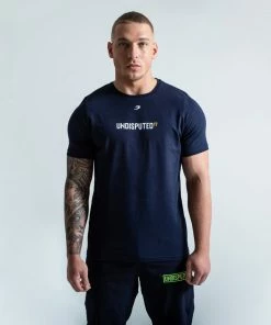 Boxraw MEN UNDISPUTED17 GRAPHIC T-SHIRT NAVY