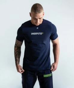Boxraw MEN UNDISPUTED17 GRAPHIC T-SHIRT NAVY