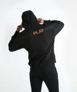 Boxraw WE DON'T PLAY BOXING UNISEX HOODIE - BLACK MEN