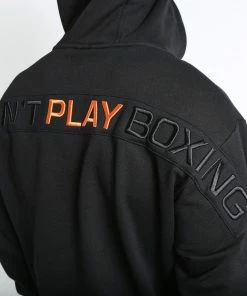 Boxraw WE DON'T PLAY BOXING UNISEX HOODIE - BLACK MEN