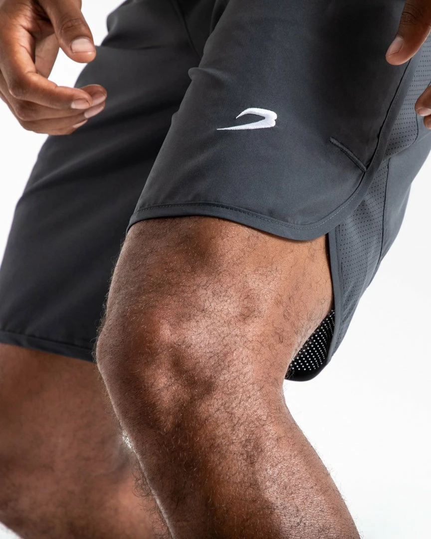 Boxraw WALCOTT SHORTS - CHARCOAL