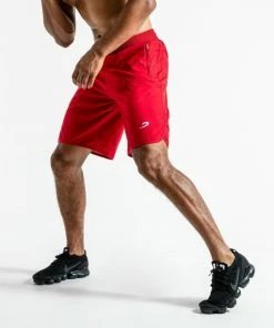 Boxraw WALCOTT SHORTS - RED