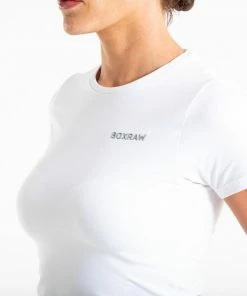 Boxraw Women T-SHIRTS BOXRAW LOGO T-SHIRT - WHITE