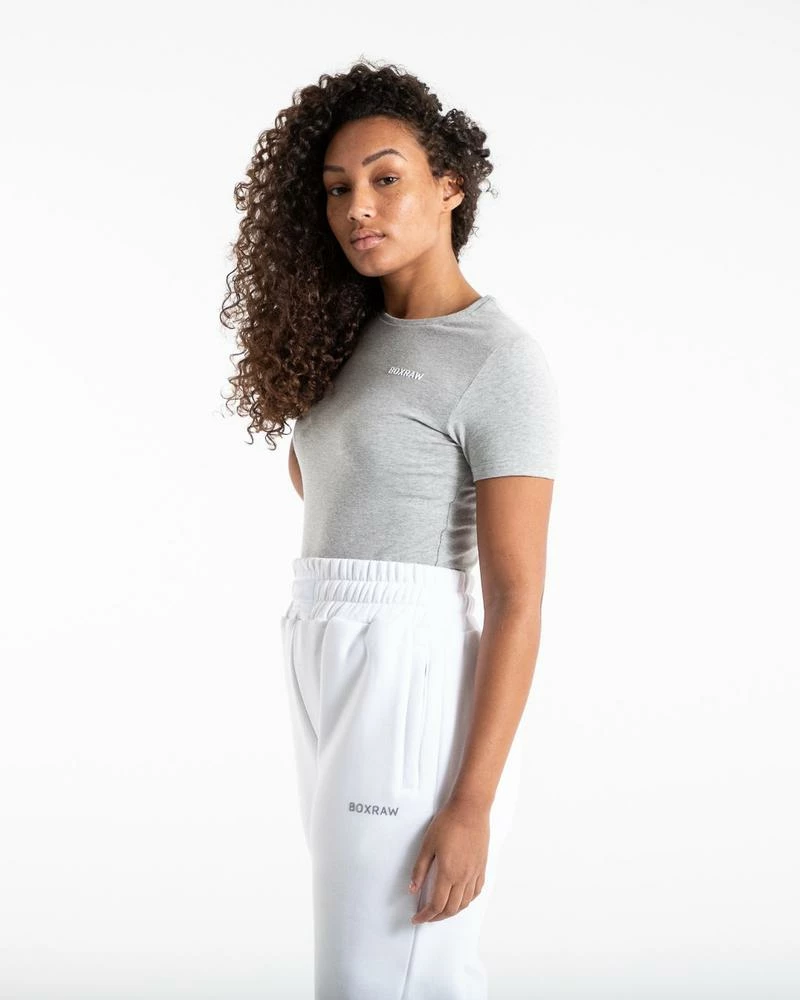 Boxraw Women BOXRAW LOGO T-SHIRT - GREY