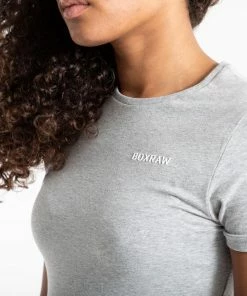 Boxraw Women BOXRAW LOGO T-SHIRT - GREY