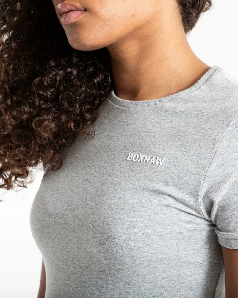 Boxraw Women BOXRAW LOGO T-SHIRT - GREY