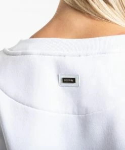 Boxraw Women JOHNSON CROPPED SWEATSHIRT - WHITE