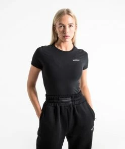 Boxraw Women BOXRAW LOGO T-SHIRT - BLACK