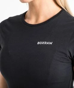Boxraw Women BOXRAW LOGO T-SHIRT - BLACK