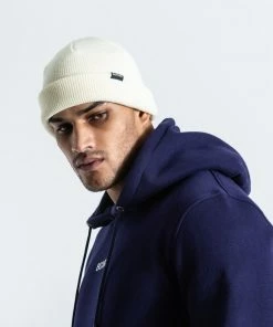 BOXRAW BEANIE HAT - CREAM