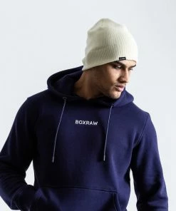 BOXRAW BEANIE HAT - CREAM