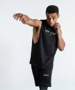 Boxraw YOU VS. YOU MUSCLE TANK - BLACK