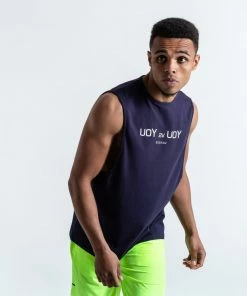 Boxraw YOU VS. YOU MUSCLE TANK - NAVY