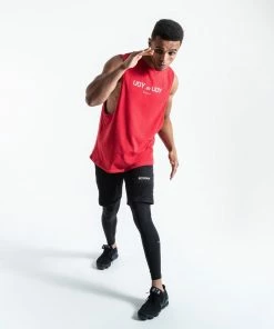 Boxraw MEN YOU VS. YOU MUSCLE TANK - RED