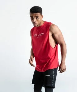 Boxraw MEN YOU VS. YOU MUSCLE TANK - RED