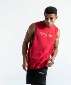 Boxraw MEN YOU VS. YOU MUSCLE TANK - RED