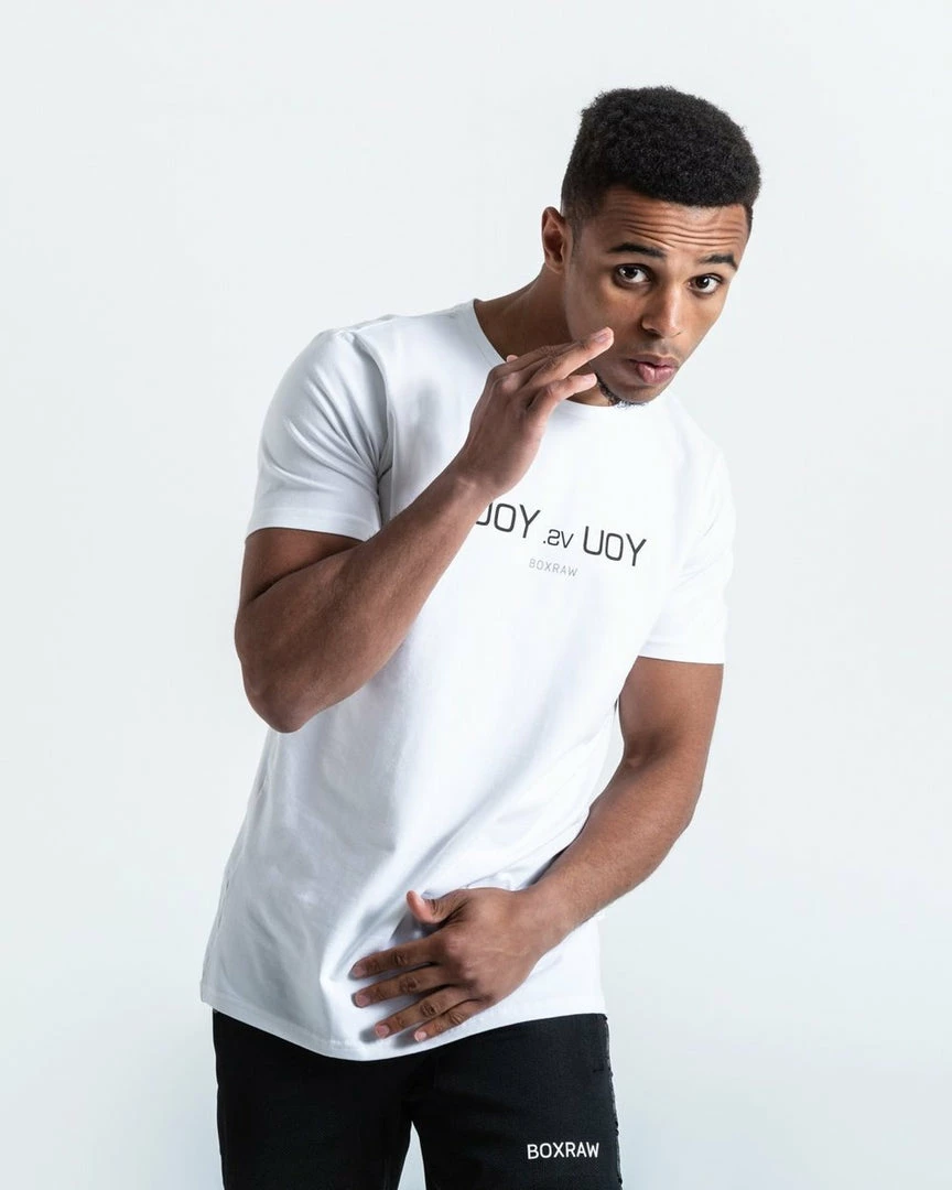 Boxraw YOU VS. YOU T-SHIRT - WHITE