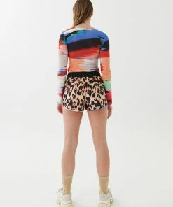 P.E NATION WOMEN CHECK MARK SHORT IN BLACK