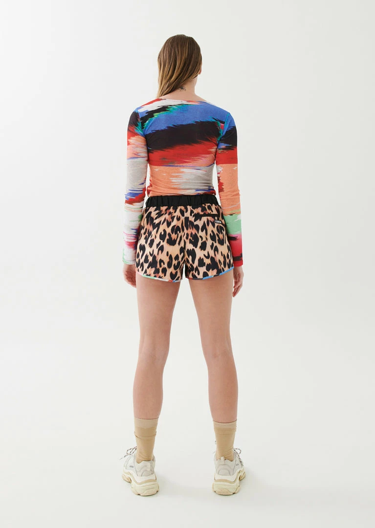 P.E NATION WOMEN CHECK MARK SHORT IN BLACK