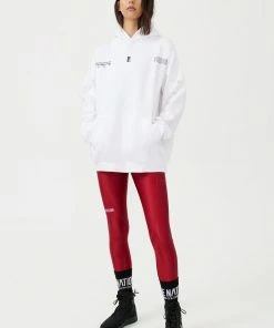 P.E NATION WOMEN COURTSIDE HOODIE IN WHITE