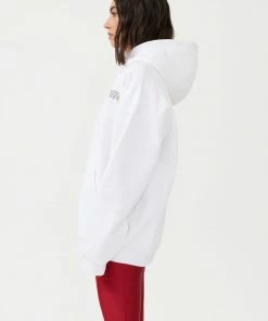 P.E NATION WOMEN COURTSIDE HOODIE IN WHITE