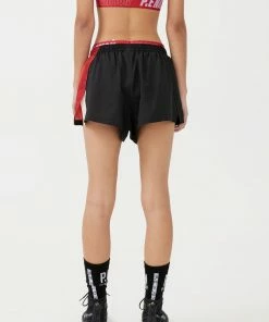 P.E NATION WOMEN COURTSIDE SHORT IN BLACK