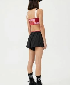 P.E NATION WOMEN COURTSIDE SHORT IN BLACK