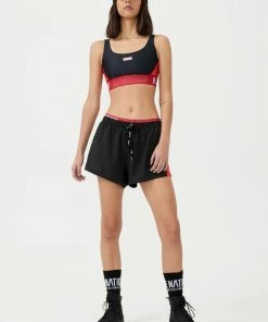 P.E NATION WOMEN COURTSIDE SHORT IN BLACK