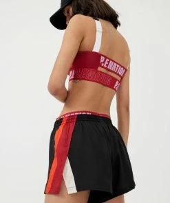 P.E NATION WOMEN COURTSIDE SHORT IN BLACK
