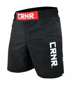 COMBAT CORNER COMBAT TRAINING SHORTS - BLACK