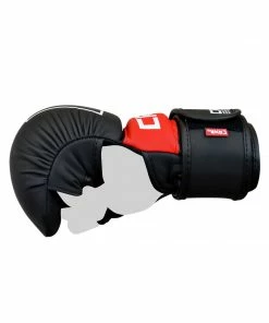 COMBAT CORNER MMA SPAR TRAINING GLOVES - BLACK