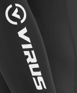 VIRUS BJJ ECO37 | STAY COOL LONG SLEEVE PERFORMANCE RASHGUARD - BLACK