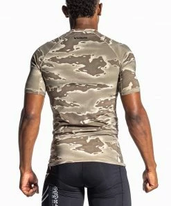 VIRUS UNITED RASHGUARD - BEIGE/BLACK